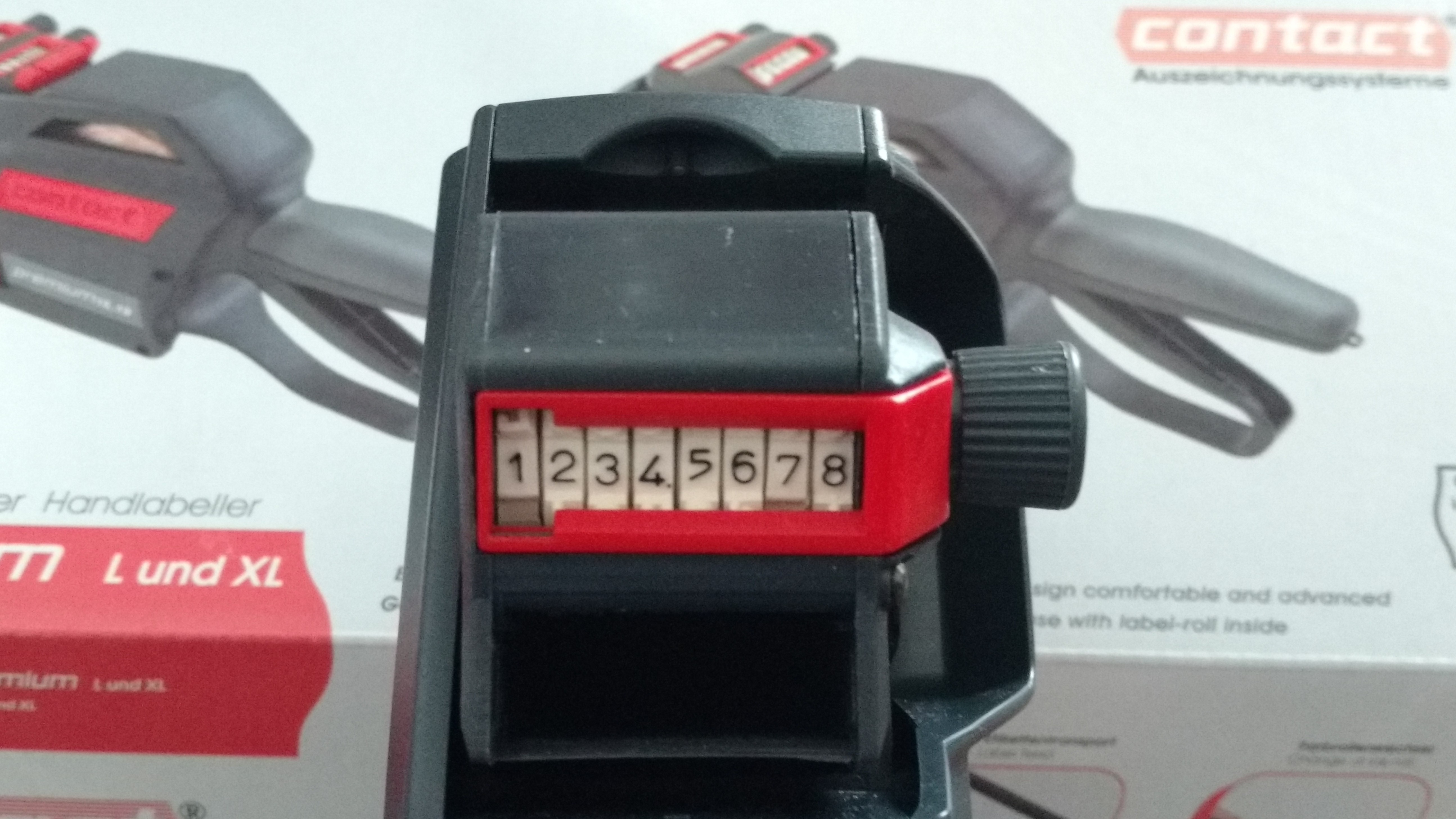 &Eacute;TIQUETEUSE CONTACT PREMIUM 37-8 (utilise des &eacute;tiquettes 37-19)